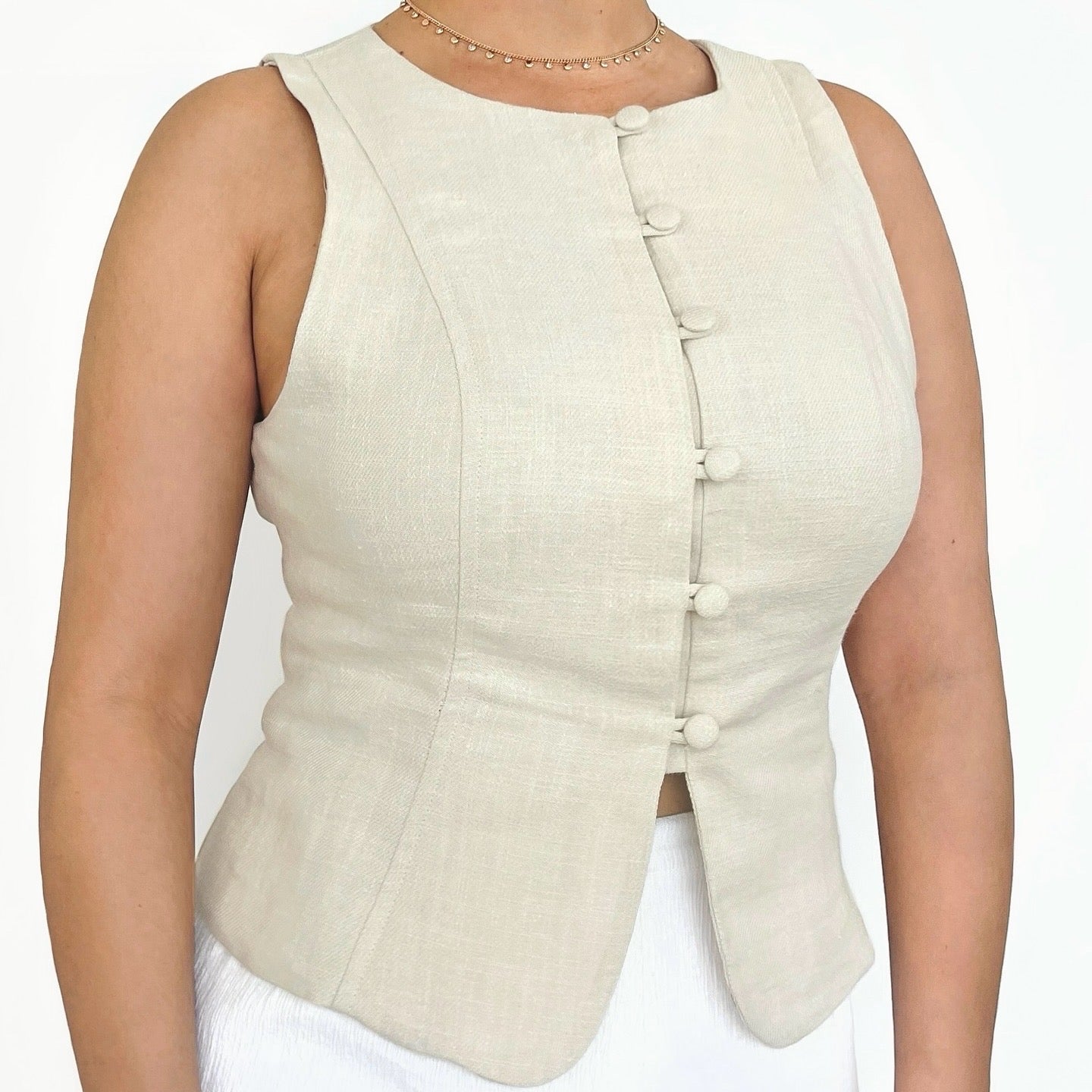 Linen Vest