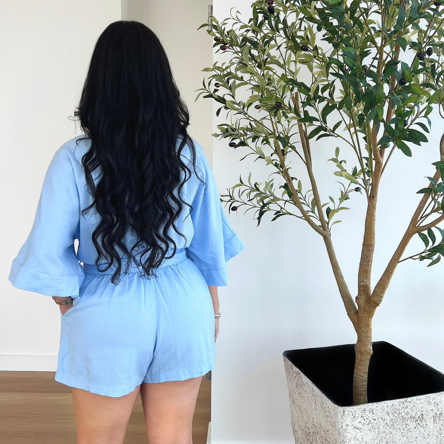 Button Down Collared Romper