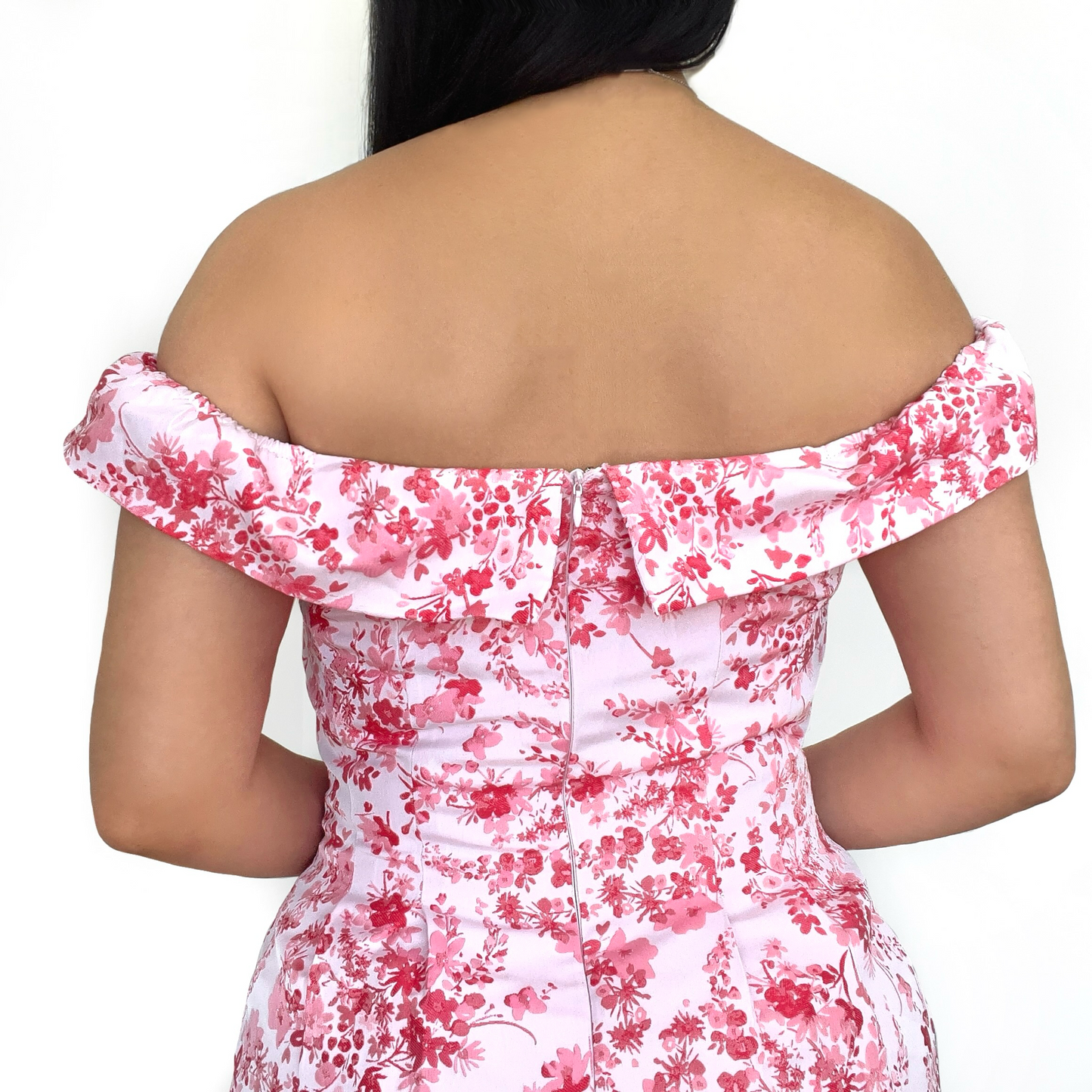 Off the Shoulder Floral Dress