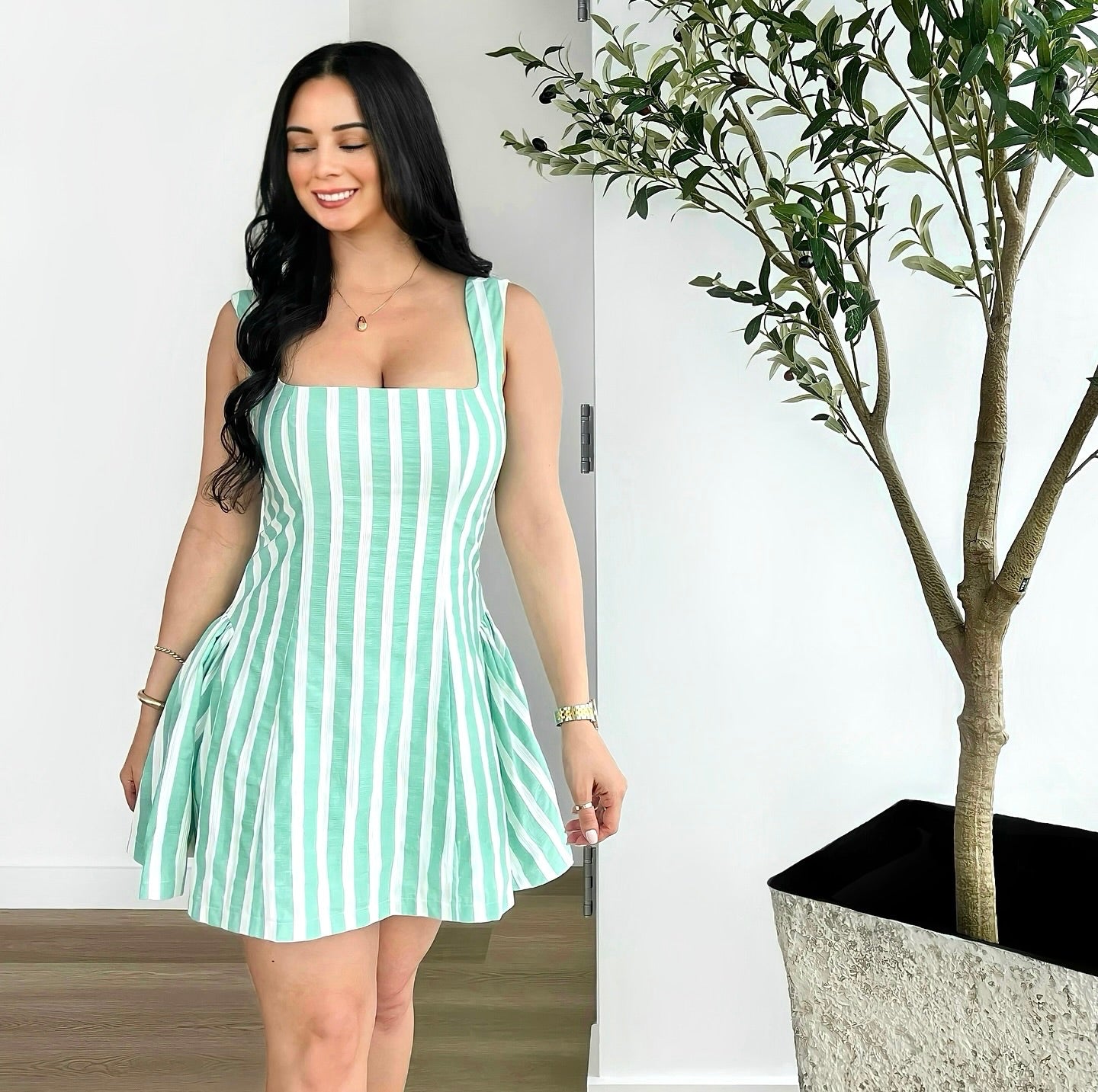 Coastal Stripe Dress