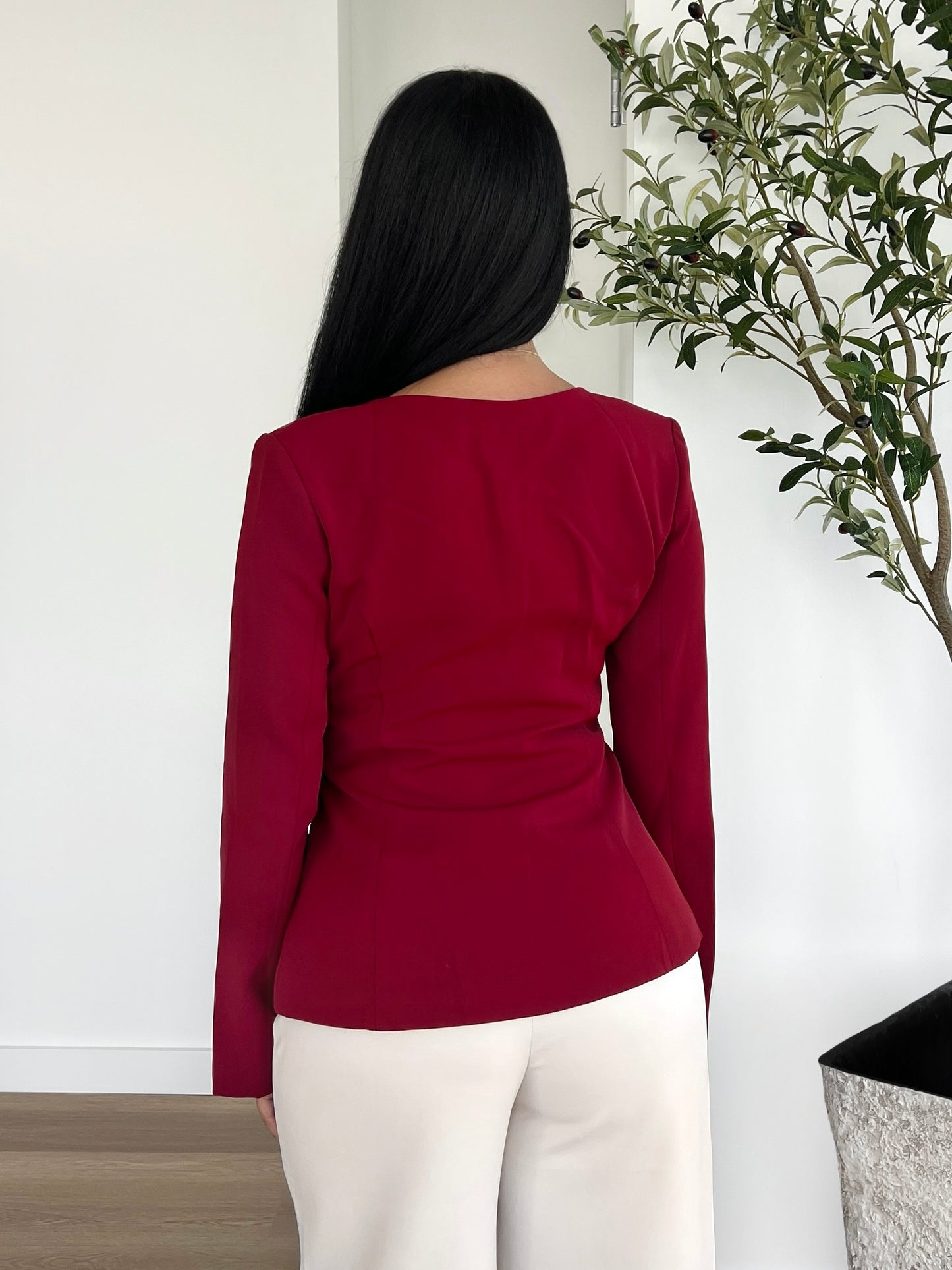 Merlot Chic Blazer