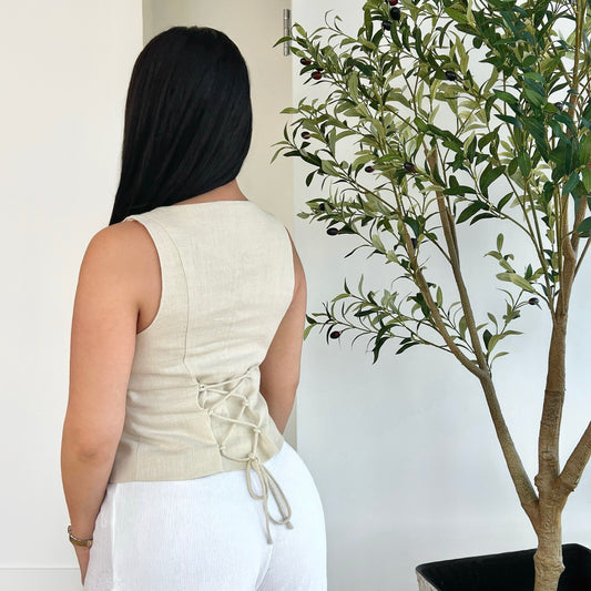 Linen Vest