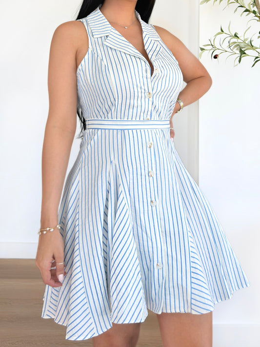 Women's striped casual dress for everyday wear