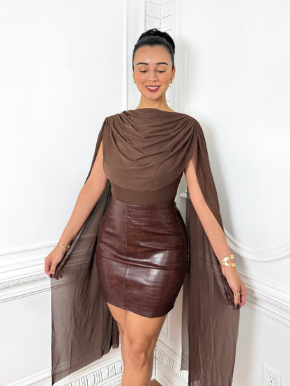 Mocha Muse Dress