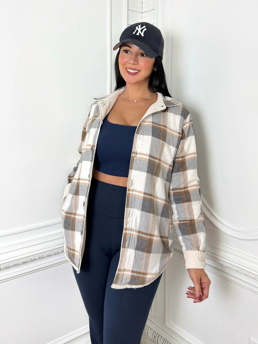 Cozy Reversible Corduroy Shacket