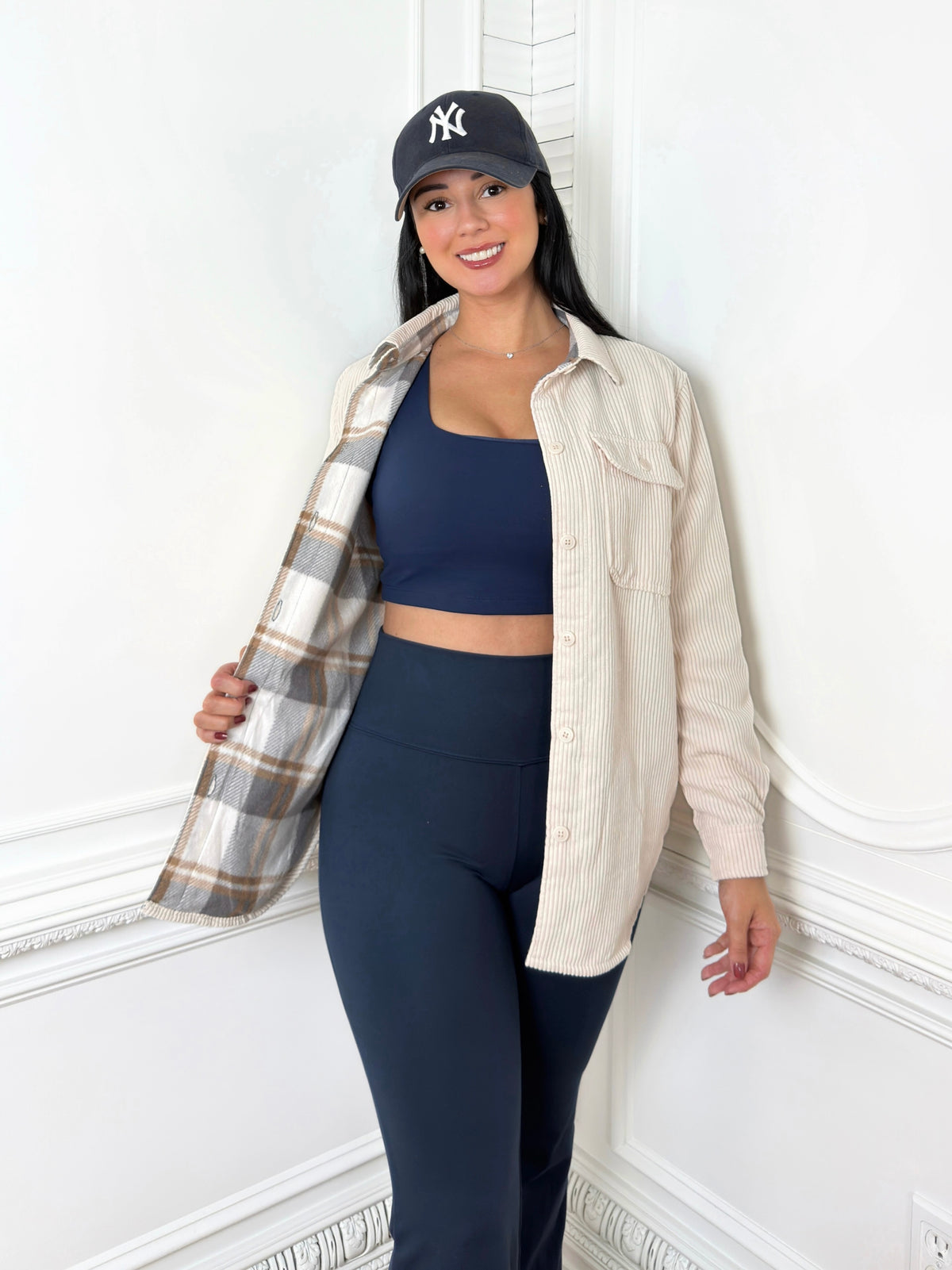 Cozy Reversible Corduroy Shacket
