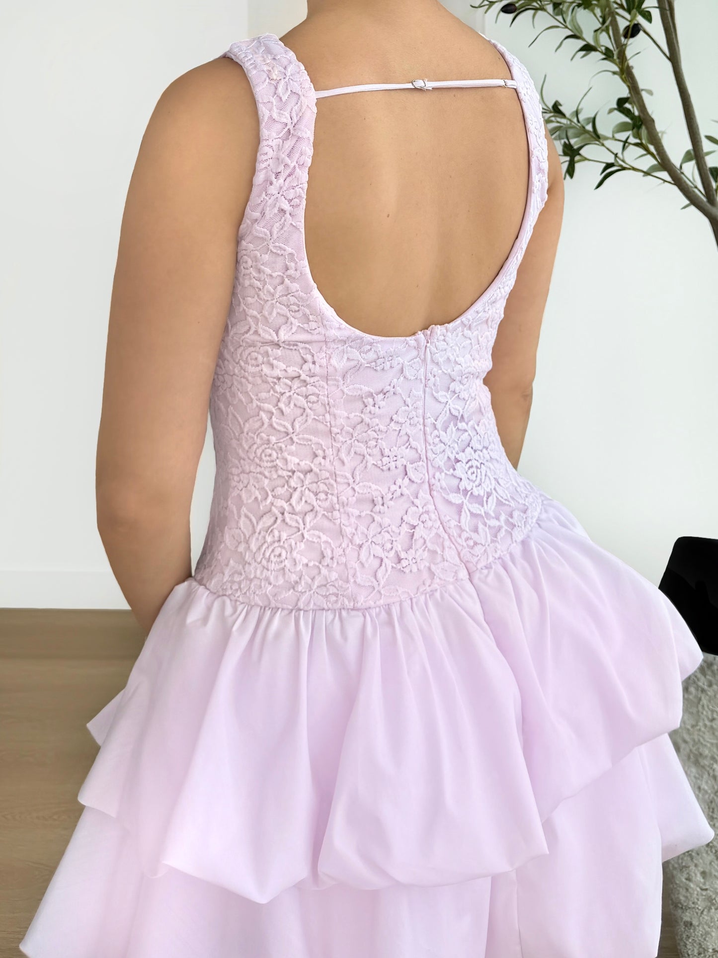 Lavender Lace Dress