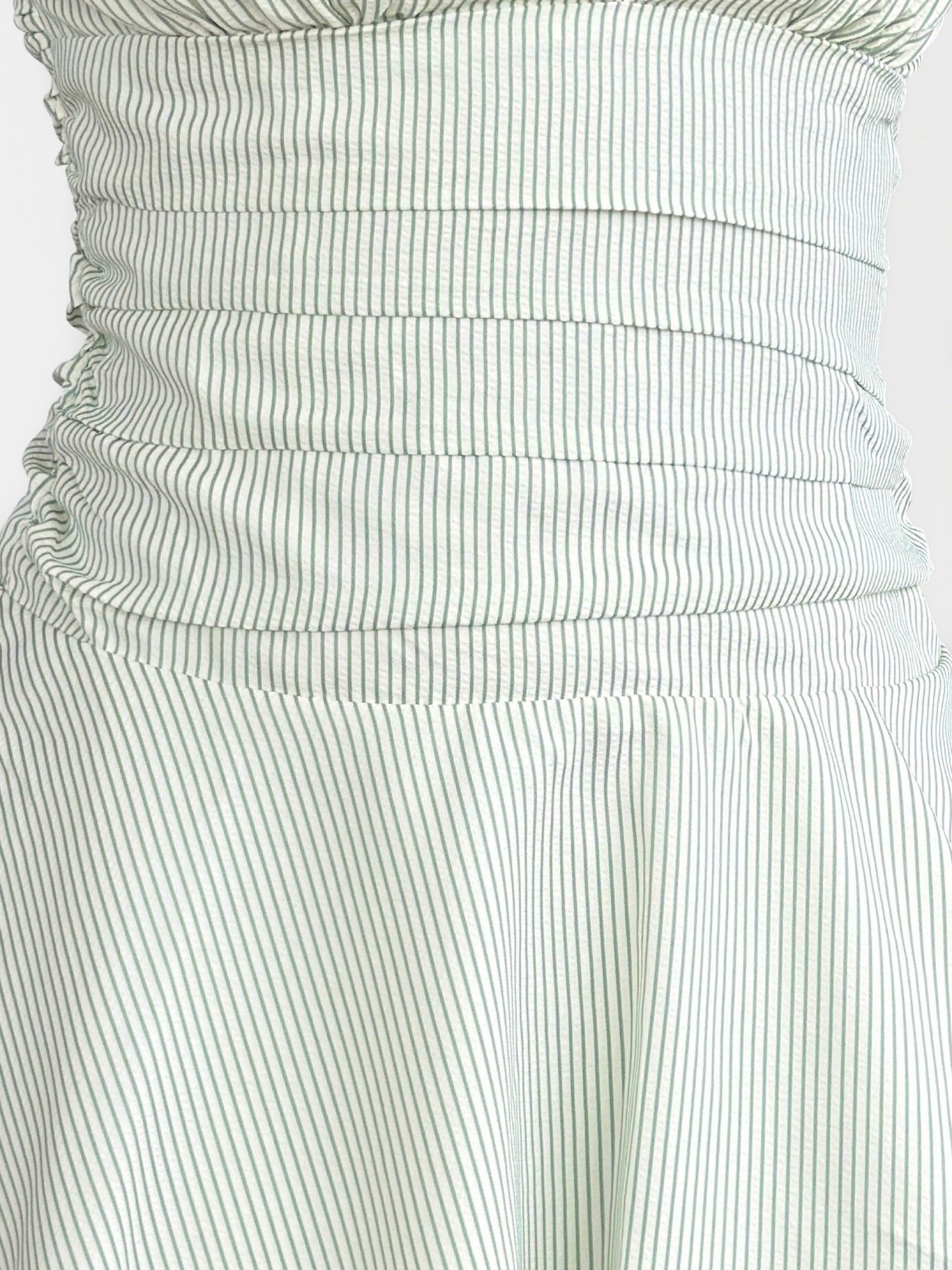 Verde Striped Dress