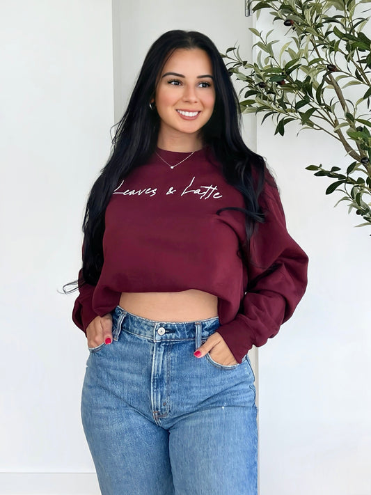 Burgundy Sweatshirt