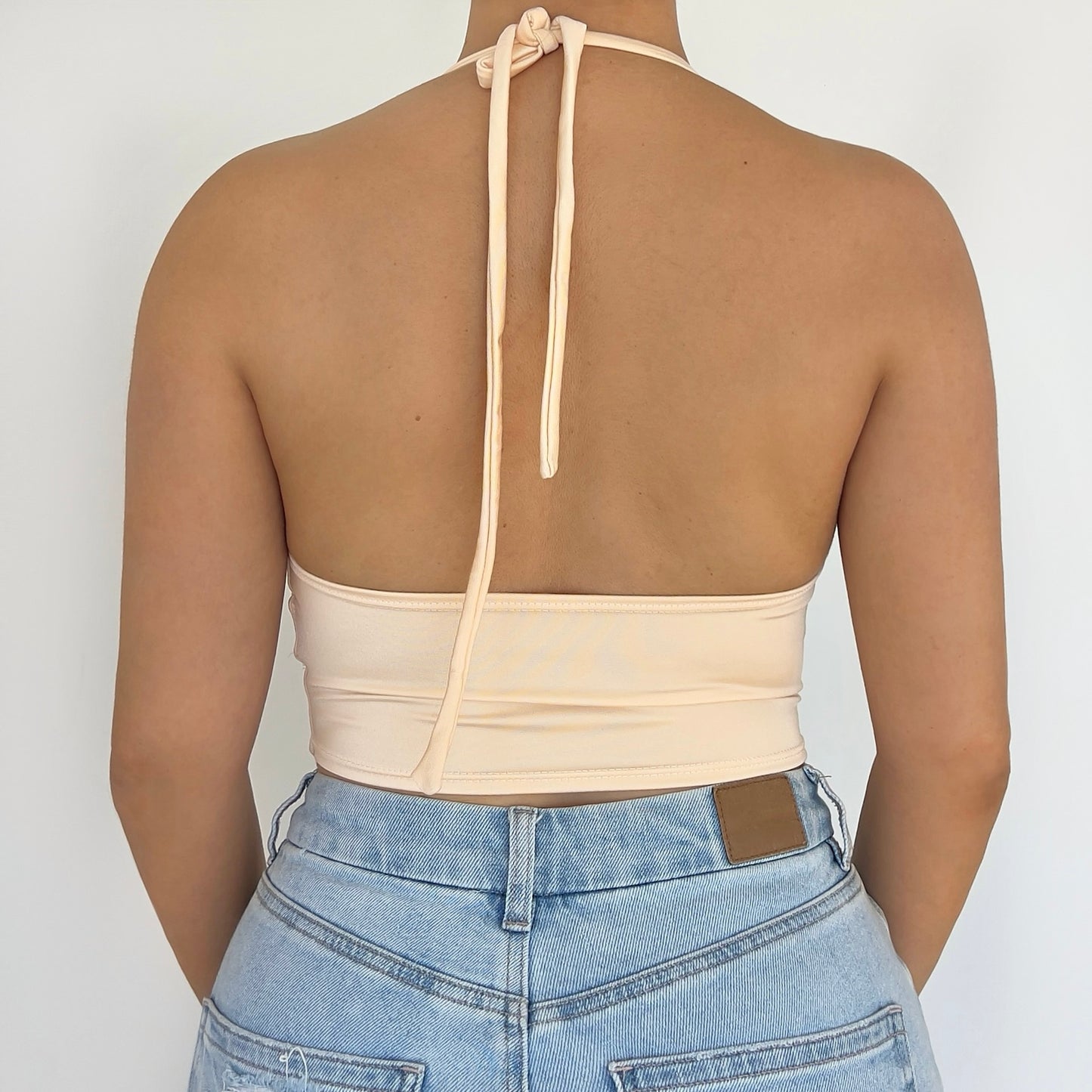 Halter Cowl Neck Top