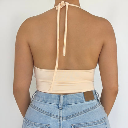 Sleek Cowl Halter