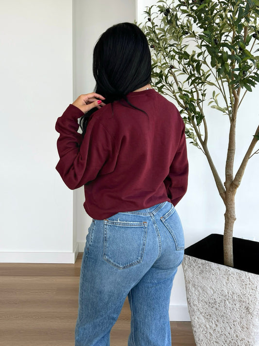 Burgundy Sweatshirt