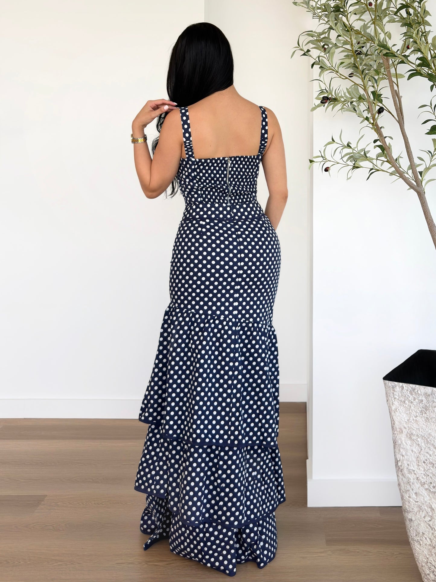Dotted Blue Elegance Matching Set