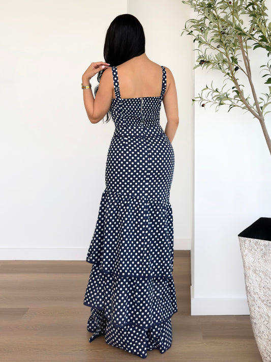 Dotted Blue Elegance Matching Set