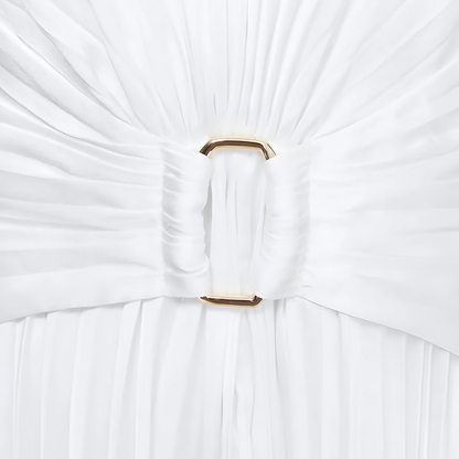 Pure Elegance Pleated Dress