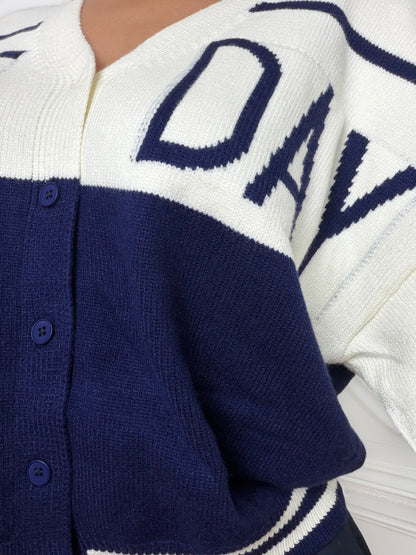 Game Day Varsity Cardigan