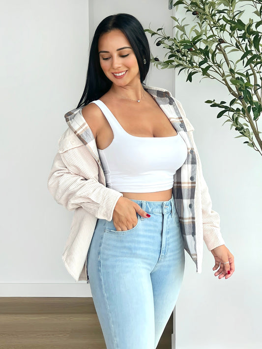 Cozy Twist Reversible Corduroy Jacket