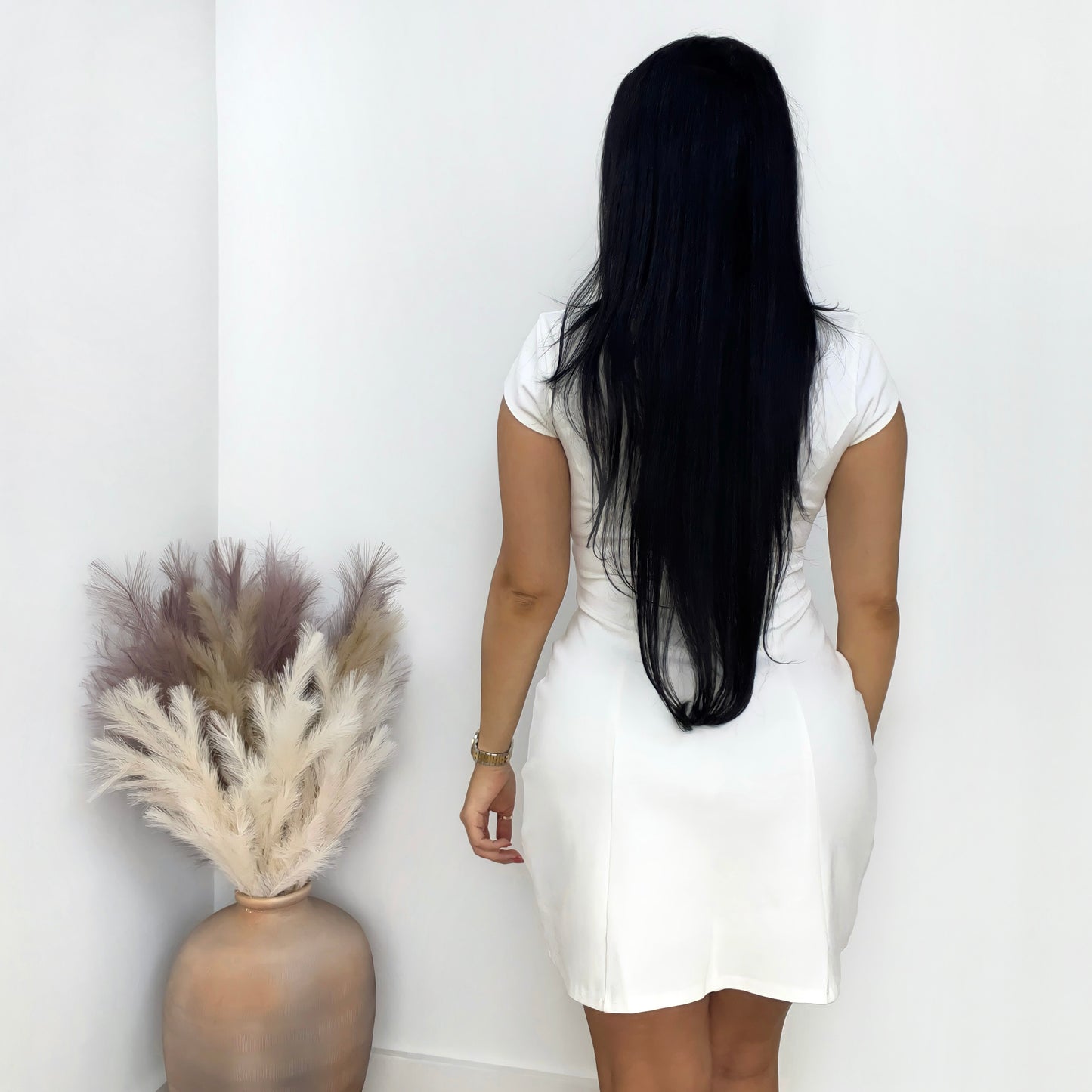 Mock Neck Dress