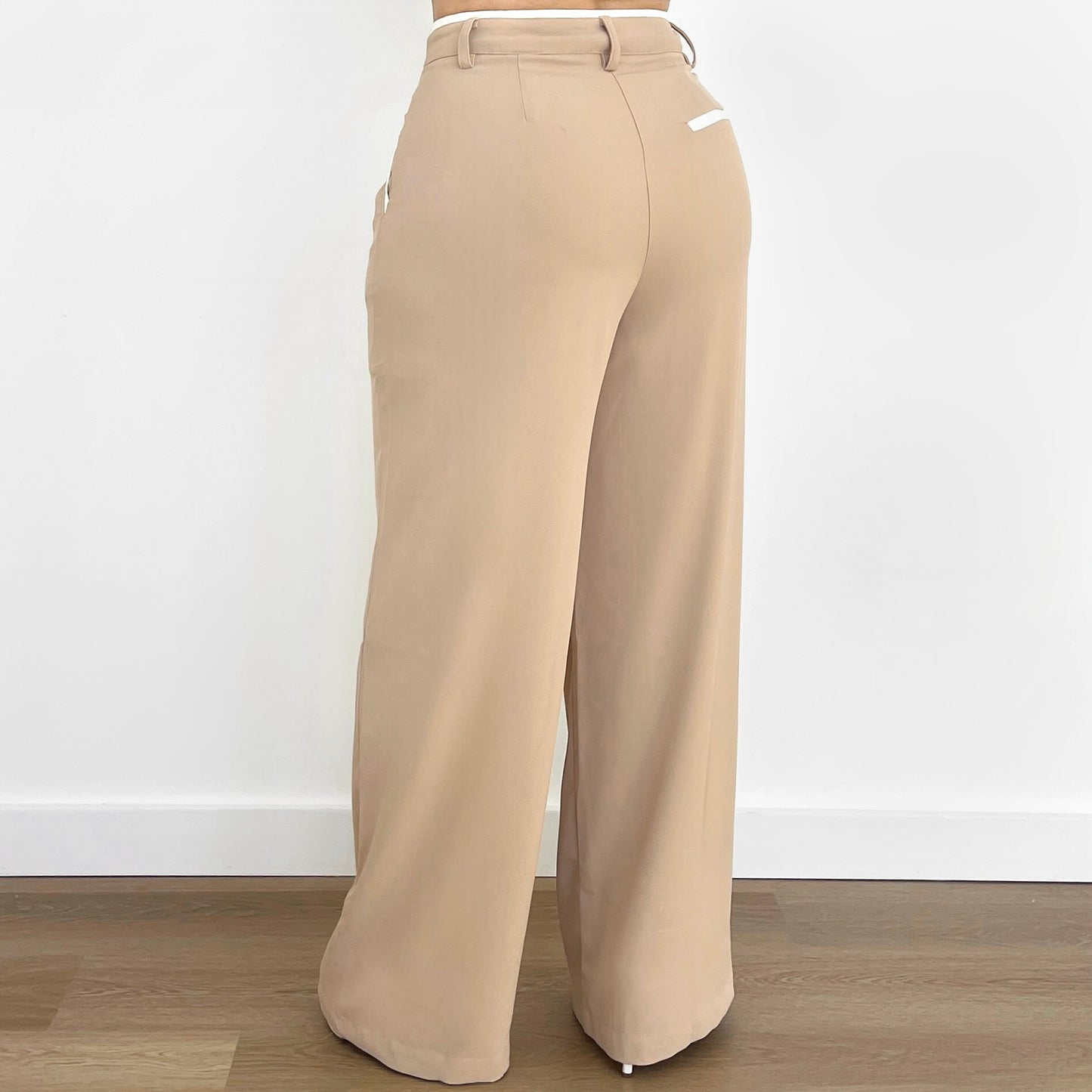 Contrast Lining Pants