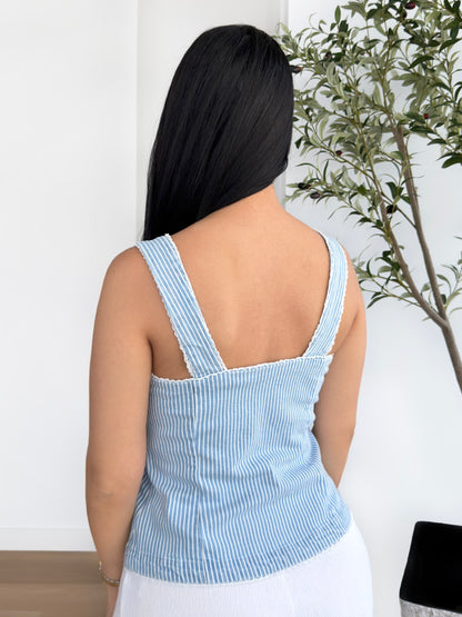 Nautical Denim Top