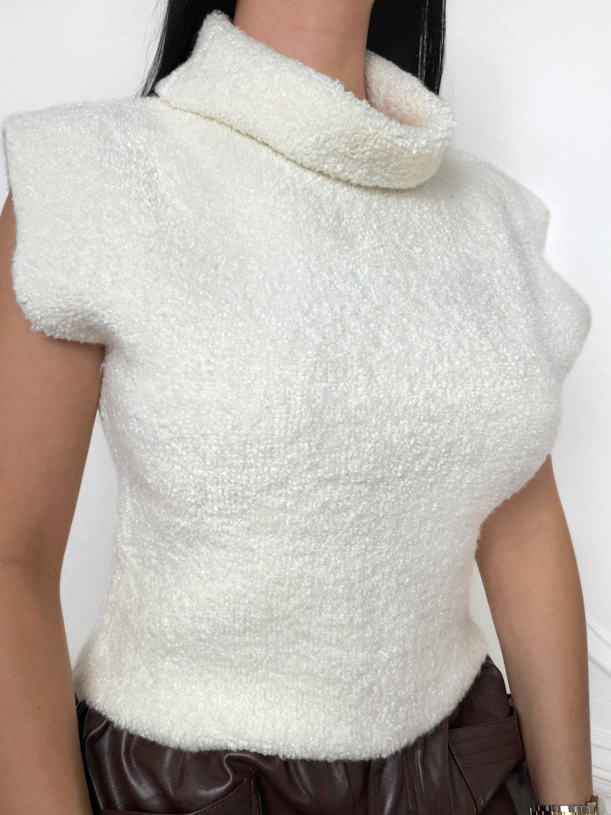 Cozy Bouclé Sweater Top