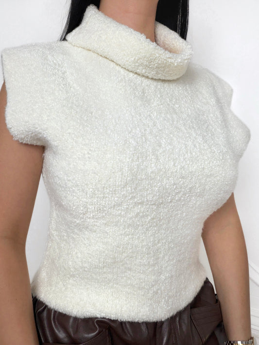 Cozy Bouclé Sweater Top