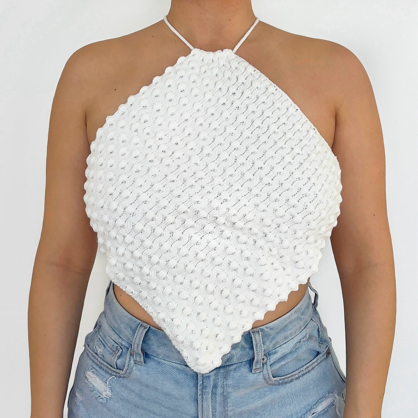 Knitted Handkerchief Top