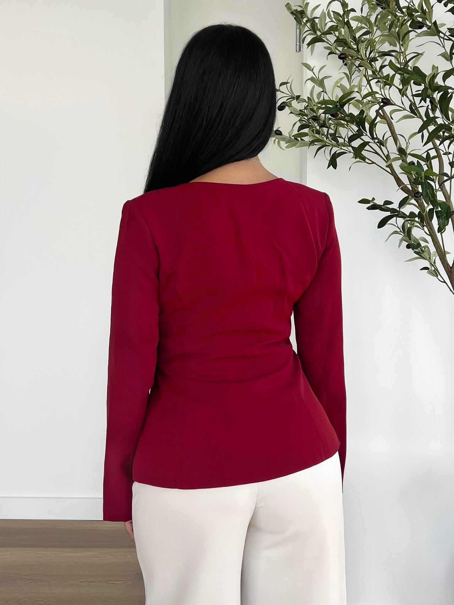 Merlot Chic Blazer