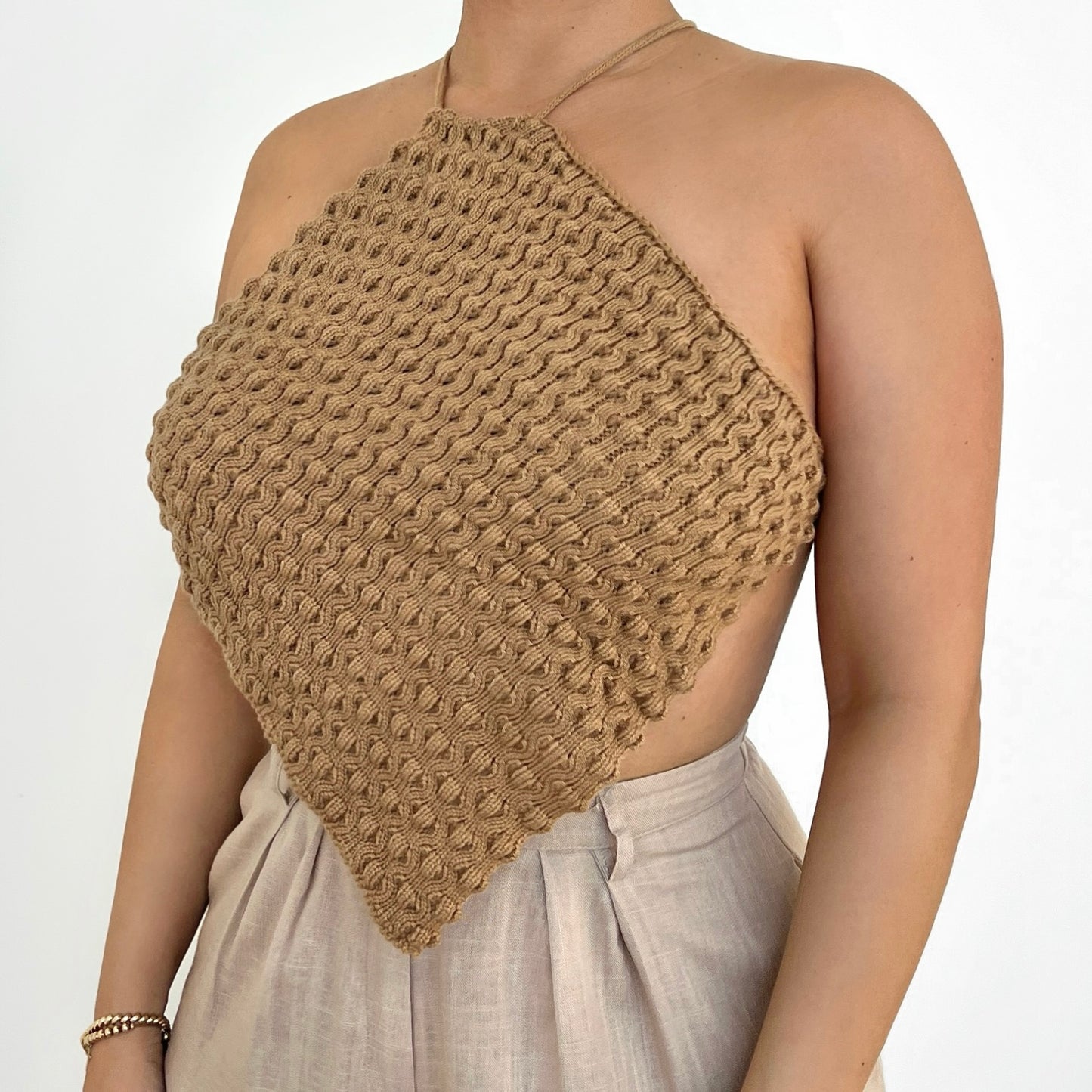 Knitted Handkerchief Top
