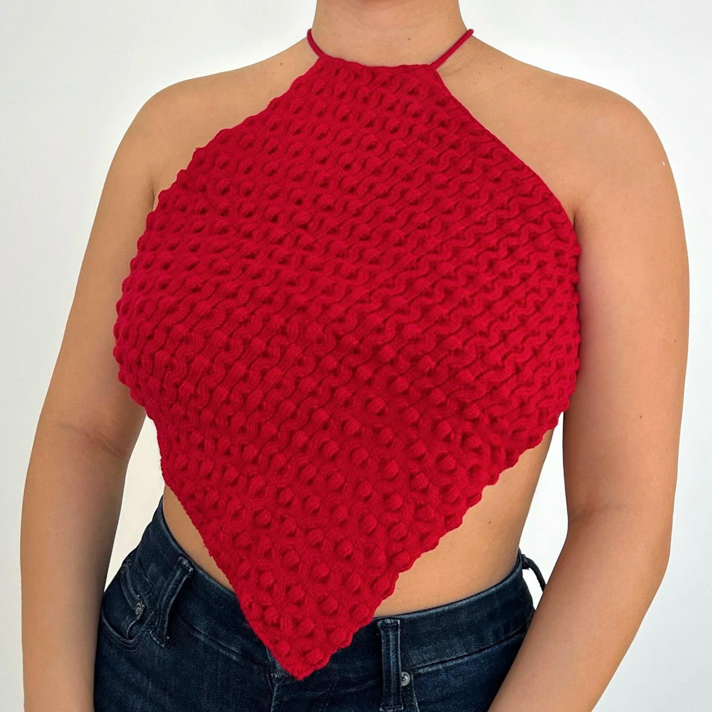 Knitted Handkerchief Top