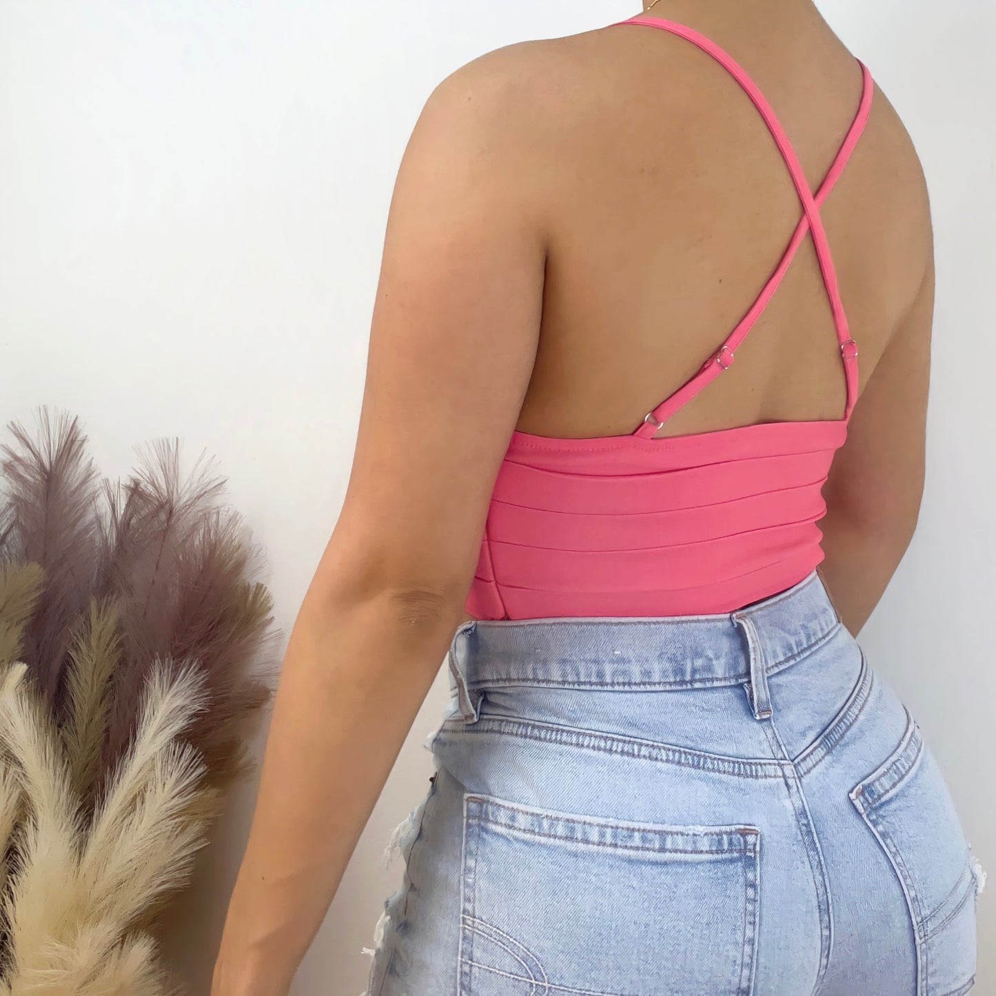 Pleated Crop Top