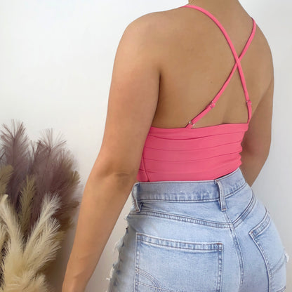 Pleated Crop Top