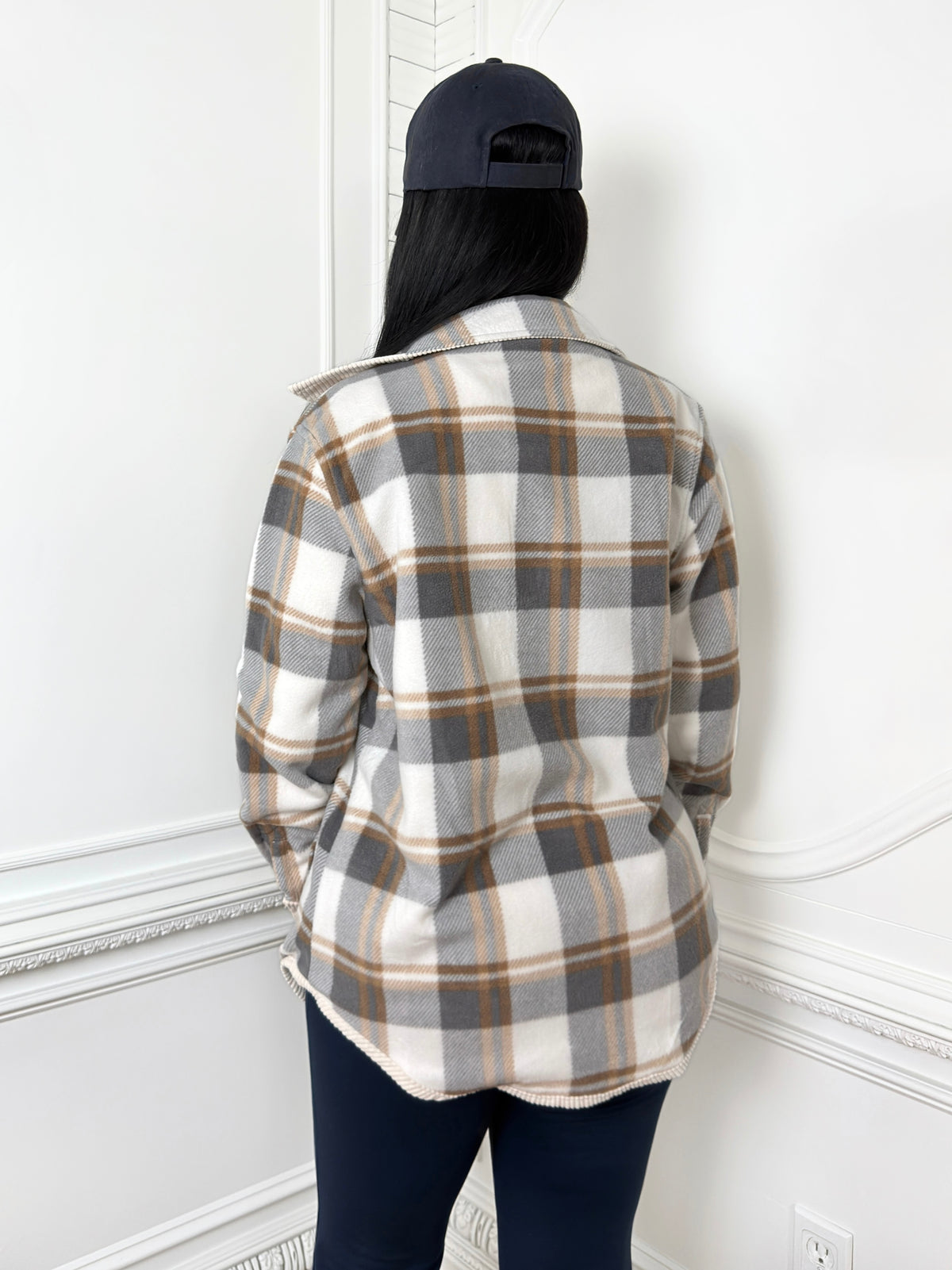 Cozy Reversible Corduroy Shacket