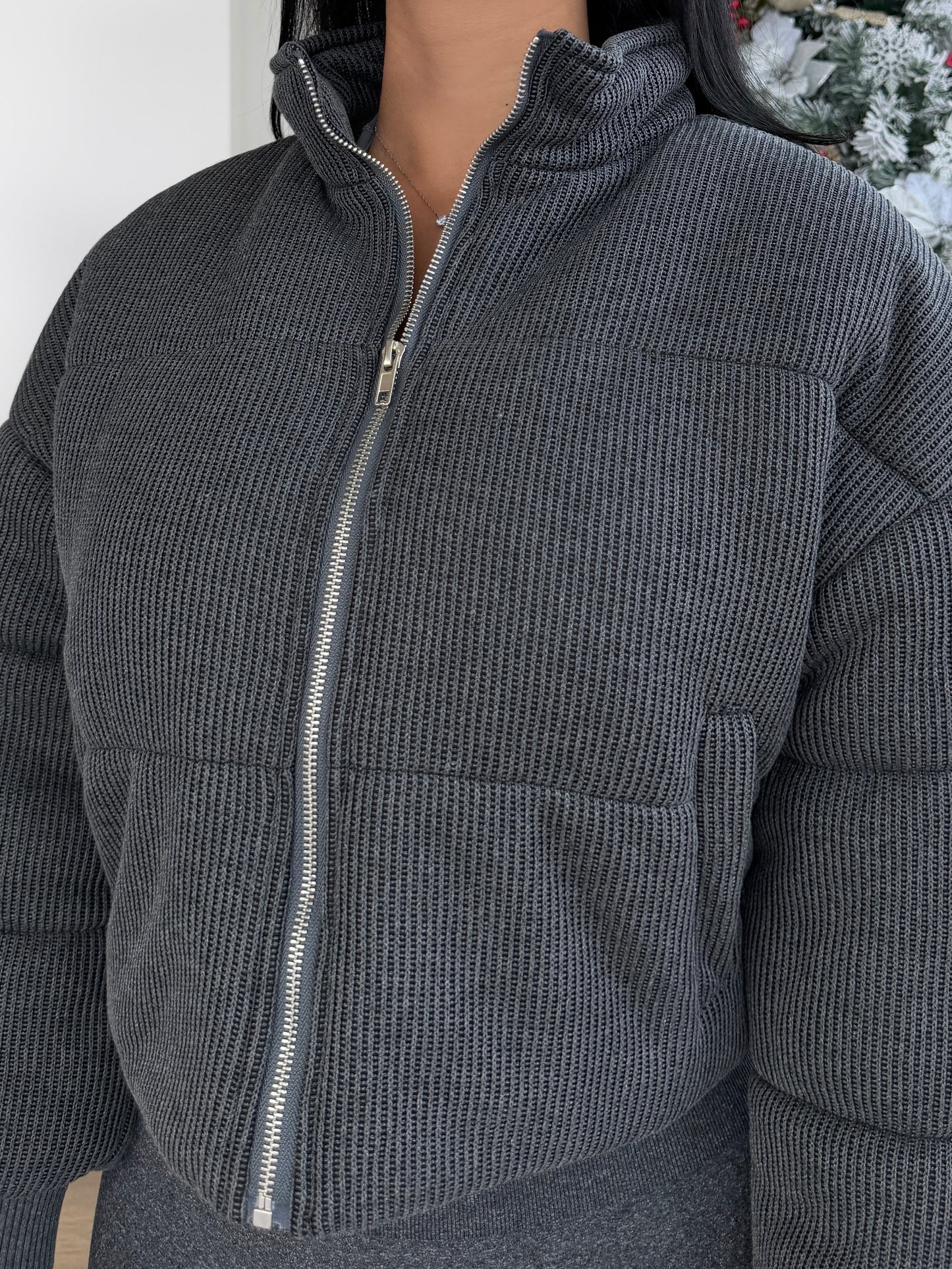 Graphite Puffer Jacket