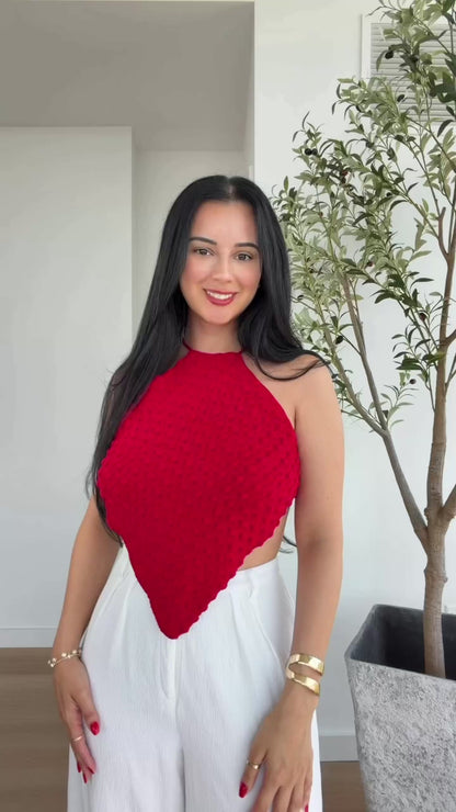 Knitted Handkerchief Top