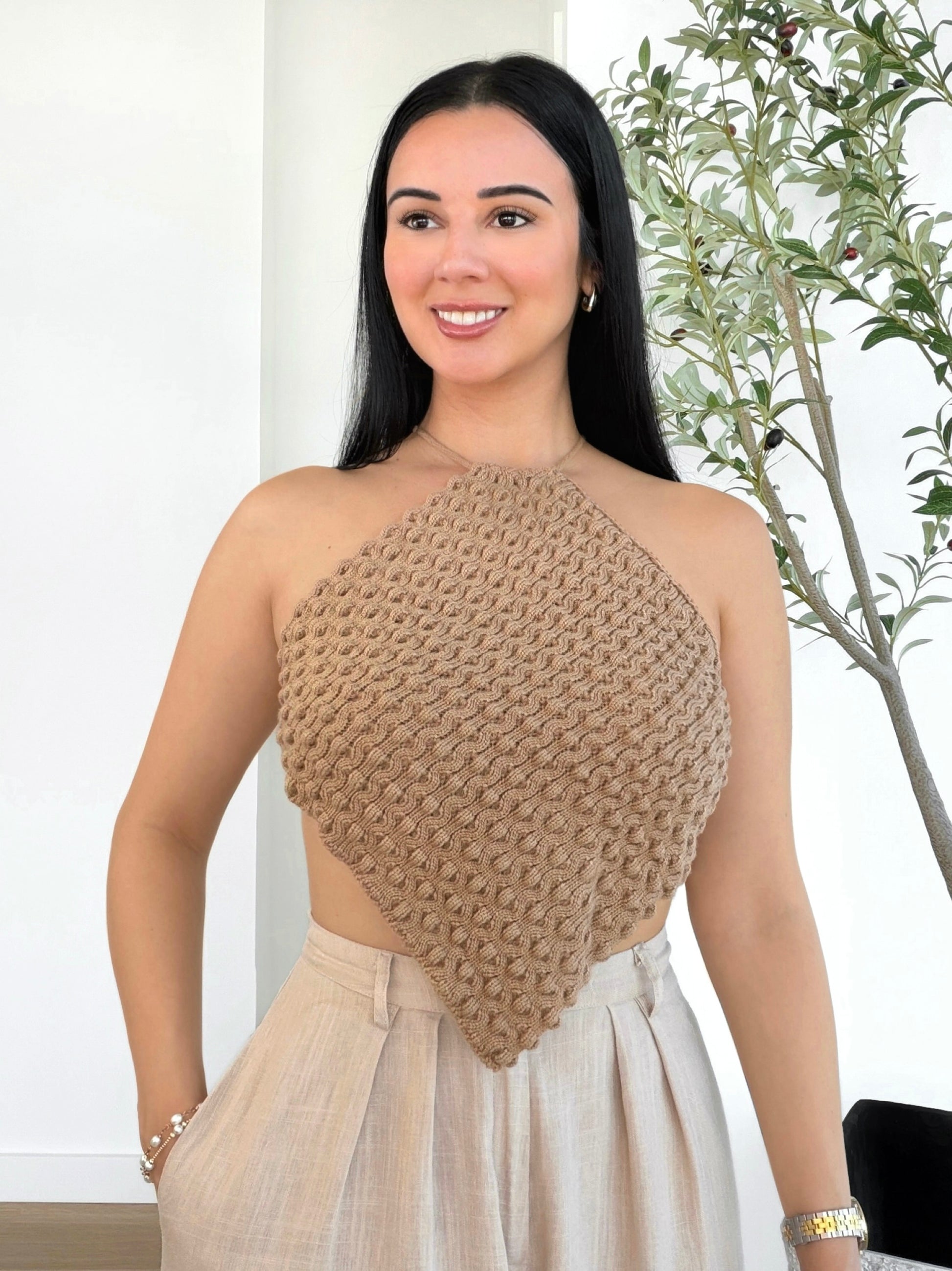 Casual chic knitted top